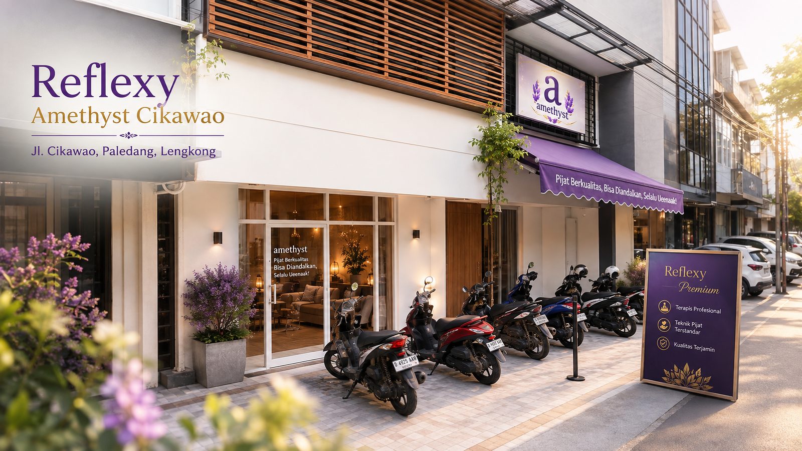 Tampak depan Amet Spa